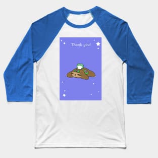 "Thank You" Lilypad Sloth and Frog Baseball T-Shirt